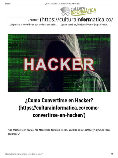 Como Convertirse En Hacker