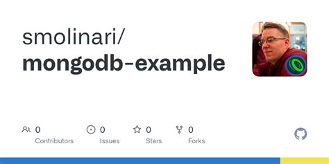 Github Smolinarimongodb Example