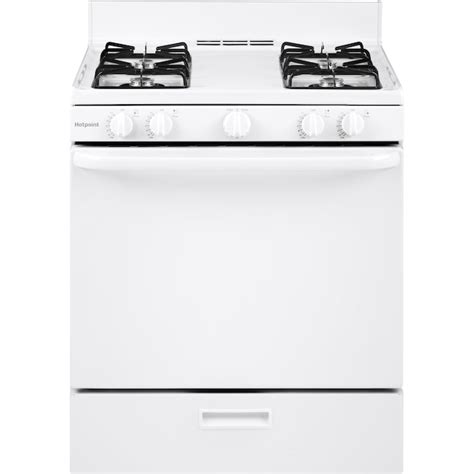 Hotpoint 30 In 4 Burners 48 Cu Ft Freestanding Natural Gas Range