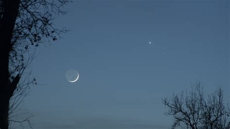 Moon Venus And Jupiter Conjunction