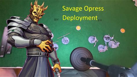 Star Wars Shatterpoint Savage Opress Deployment Youtube