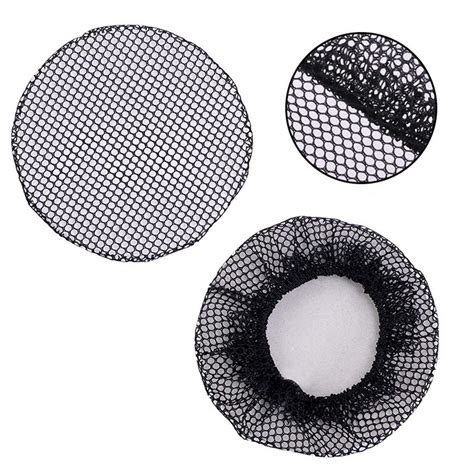 Koop Pcs Small Hole Black Elastic Mesh Snood Hair Net Invisible Bun