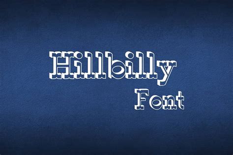 Hillbilly Font Free Download
