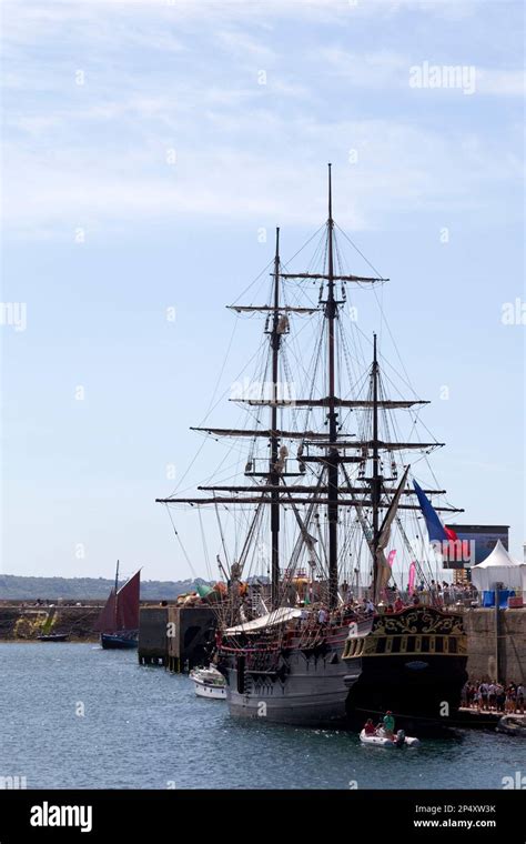 Brest, France - July 14 2022: The Étoile du Roy ('King's Star') is a