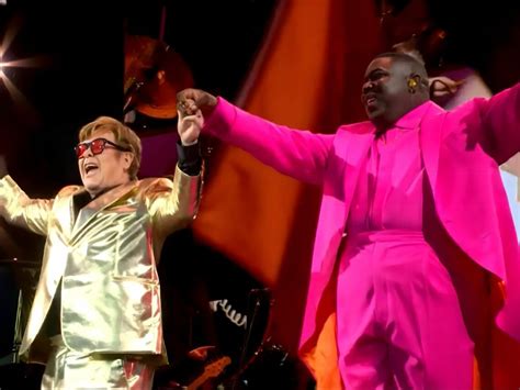 Glastonbury 2023 Watch As Elton John Brings Out Jacob Lusk