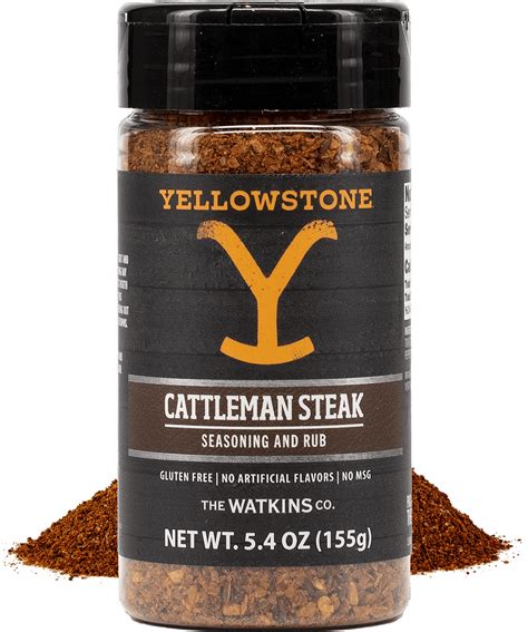 Cattleman Steak Seasoning And Rub Yellowstone