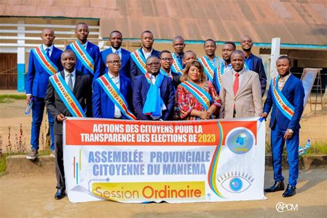 Maniema Une Assembl E Provinciale Citoyenne Des Ddh S Installe Pour