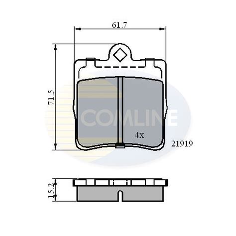 Comline Cbp Brake Pad Set For Sale Online Ebay