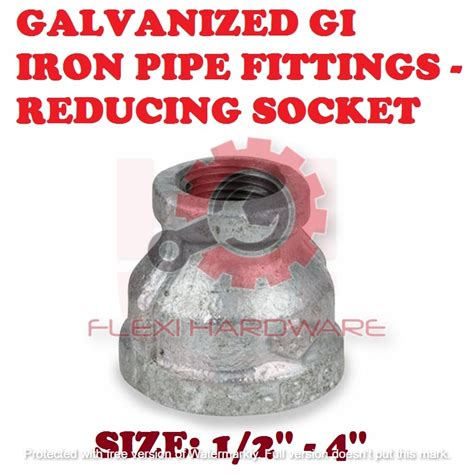 READY STOCKS 1 2 2 GI REDUCING SOCKET GALVANISED IRON REDUCING