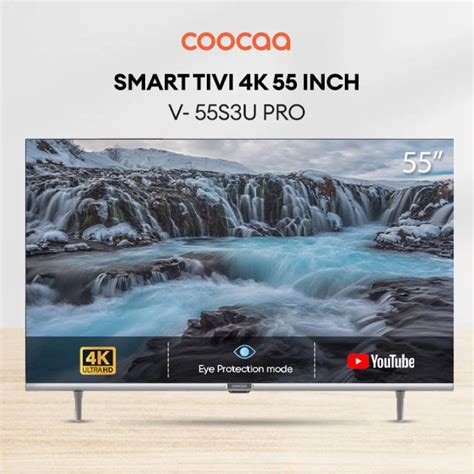 Smart Tivi Coocaa 55S3U Pro 4K 55 Inch