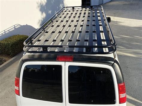 Aluminess Roof Rack For Chevy Express And Gmc Savana Vans — 2003 And