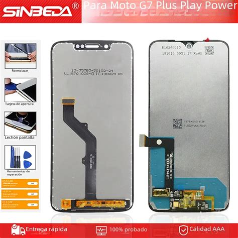 Pantalla T Ctil Lcd Original Para Motorola Moto G7 Montaje De