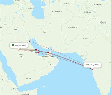 All Flight Routes From Mumbai To Gassim BOM To ELQ Flight Routes