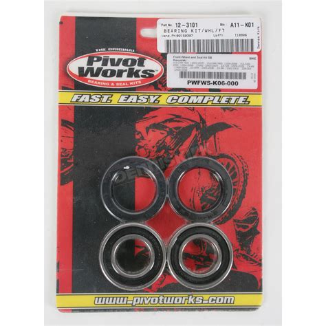 Pivot Works Front Wheel Bearing And Seal Kit PWFWS K06 000 Motorcycle