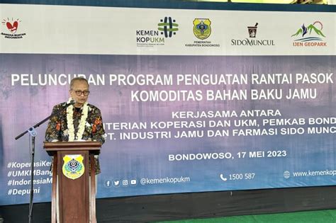 Kemenkopukm Jembatani Rantai Pasok Koperasi Umk Jamu Ke Sido Muncul