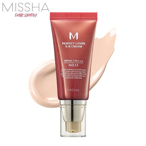 MISSHA Тональный ББ крем для лица M Perfect Cover BB Cream 50 мл SPF42 ...