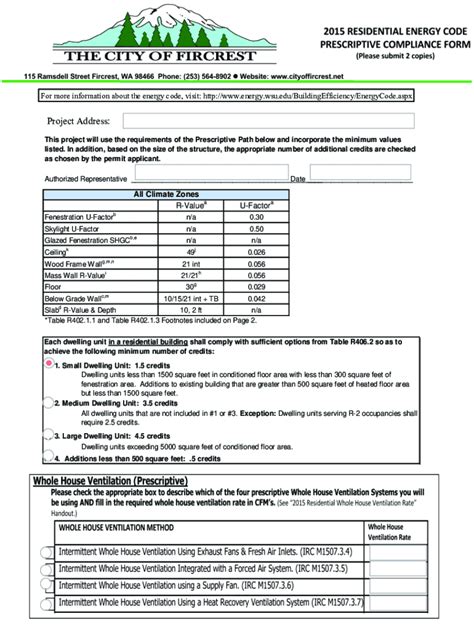 Fillable Online Wsec Residential Energy Compliance Certificate Fax