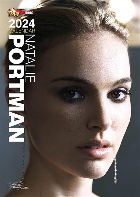 Natalie Portman 2024 A3 Hollywood Idols Wirobound Wall Calendar The