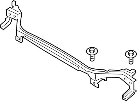 Ds Z A A Ford Radiator Support Tie Bar Upper