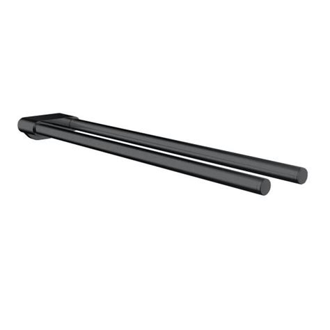 Emco Flow Towel Bar Fixed Matt Black Reuter