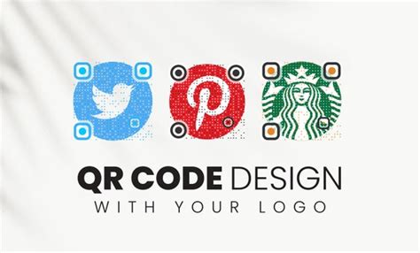 Create Custom Professional Qr Codes With Your Logo Qr Code Etsy Denmark