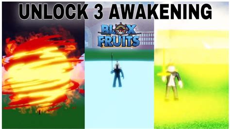 Unlock 3 Awakening Light Flame Ice Showcase In Blox Fruits