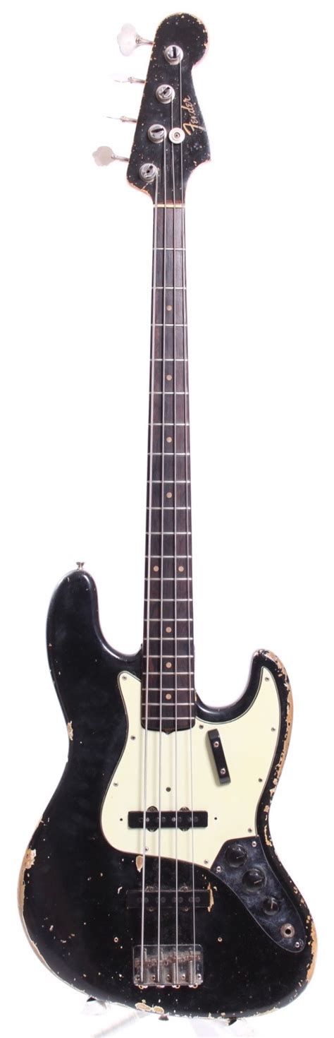 Fender Jazz Bass 1964 Black Bass For Sale Yeahman S Guitars