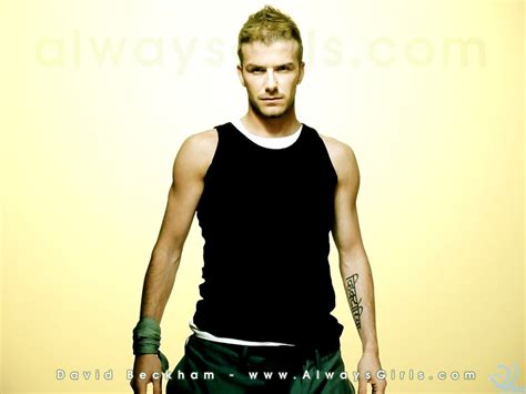 Fu Ballplakate David Beckham Model Hintergrund Kostenlose Top