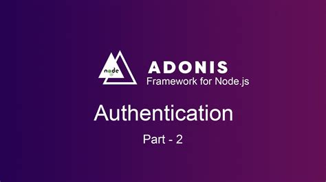 Node Js Framework Tutorial Authentication Pada Adonis Js Login