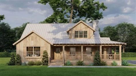 Rustic 3 Bedroom Two Story Country Home With Loft And Wraparound Porch