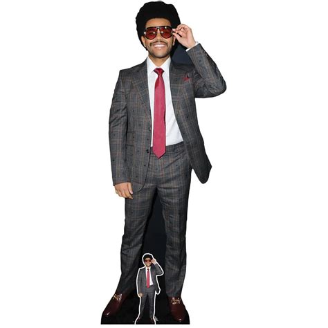 The Weeknd Canadian Singer Lifesize Mini Cardboard Cutout Standee