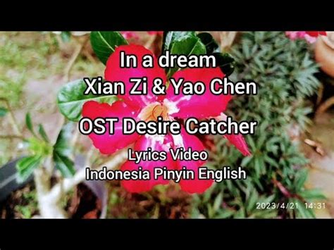 In A Dream Xian Zi Yao Chen OST Desire Catcher Lyrics Indonesia