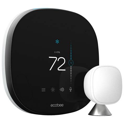 Eb State5p 01 Ecobee Pro Smart Thermostat With Smartsensor Voice Control Ecobee4