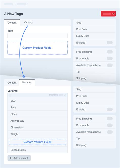 Products & Variants | Craft Commerce Documentation | 5.x