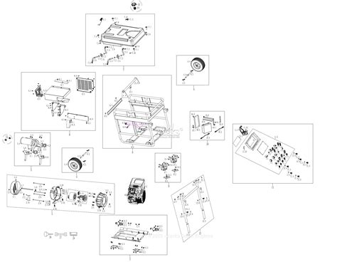 Westinghouse Wgen Parts Diagram For Parts List