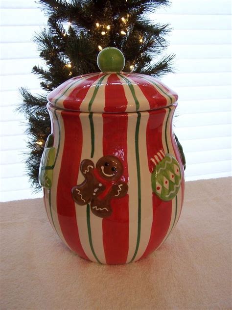 Cookie Jar Christmas Cookie Jars Cookie Jars Vintage Collectible