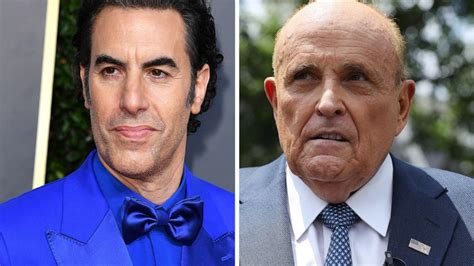 Sacha Baron Cohen responds to 'Borat 2' scene with Rudy Giuliani: 'He ...