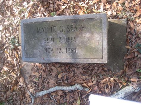 Martha Kirk Mattie Goode Sealy Find A Grave Memorial