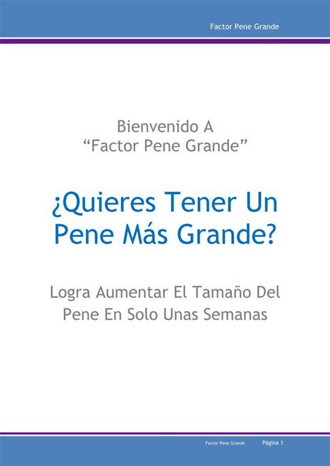 PDF Quieres Tener Un Pene Más Grande Factor Pene