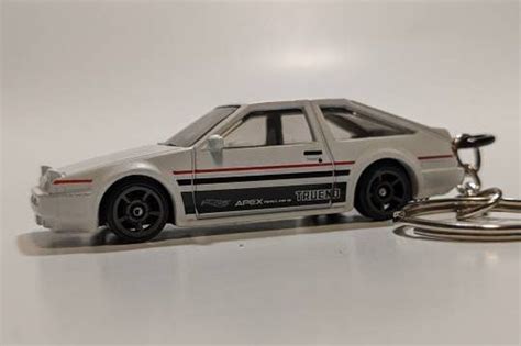 Toyota Corolla Ae Trueno Triple Bundle Keychain Hot Wheels Matchbox