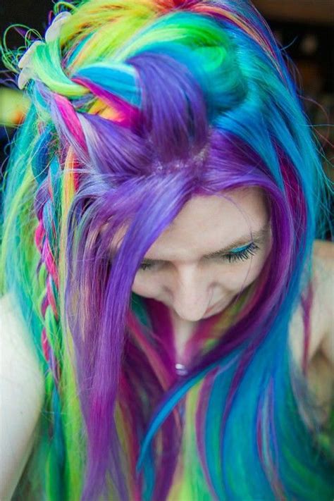 Rainbow Hair Pictures, Photos, and Images for Facebook, Tumblr, Pinterest, and Twitter