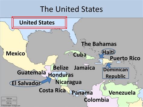 Ppt Latin American Countries Map Review Powerpoint Presentation Free