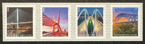 Scott Presort St Class Bridges Mnh Strip Of