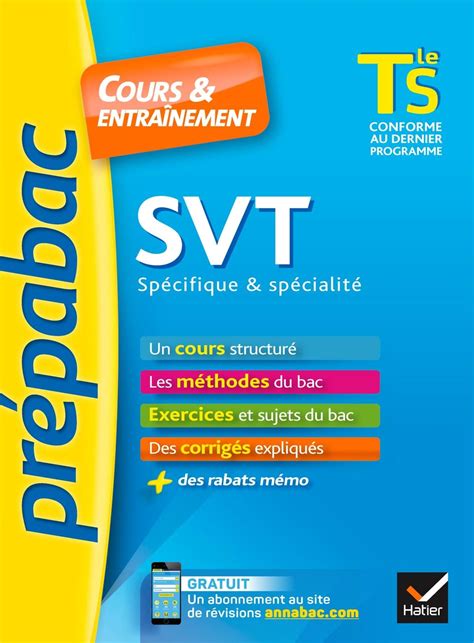 Svt Terminale S Spécifique Et Spécialité Cours Et Librairie