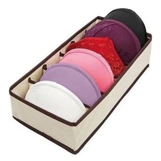 Kit Un Organizador Gaveta Tnt Porta Suti Bojo Lingerie Cinza Shopee Brasil
