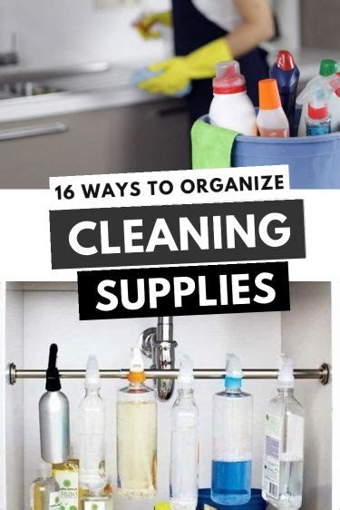 16 Clever Ways To Organize Cleaning Supplies Cleaning Supplies