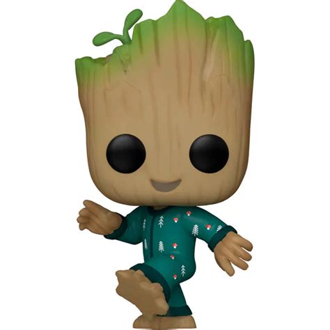 Funko Pop Figura Marvel I Am Groot Groot Pjs Dancing Fanbase