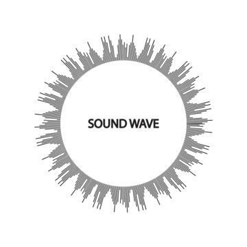 Sound Waves Vector Illustration Sound Frequency Amplitude Vector, Sound, Frequency, Amplitude ...