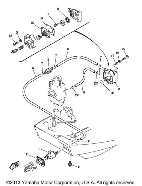 Yamaha Outboard Fuel Line Diagram