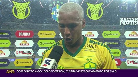 V Deo Direito A Gol De Deyverson Cuiab Vence O Flamengo Por A